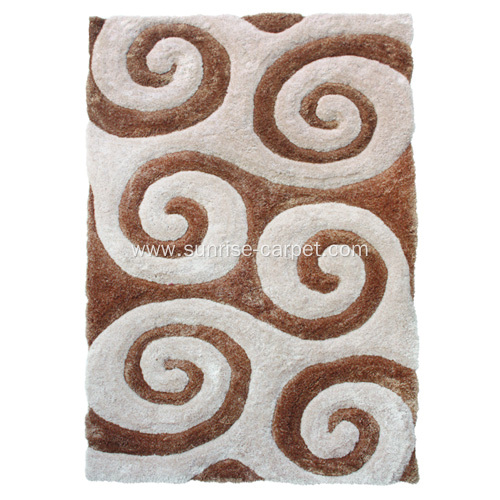 Tabel Tufted Shagy Rug with 3D modern design